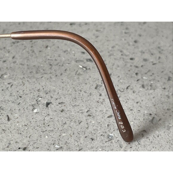 TI Flex T1512 1512 Caramel Eyeglasses Frames ONLY 48-18-135 Oval full rim gold - Picture 6 of 12